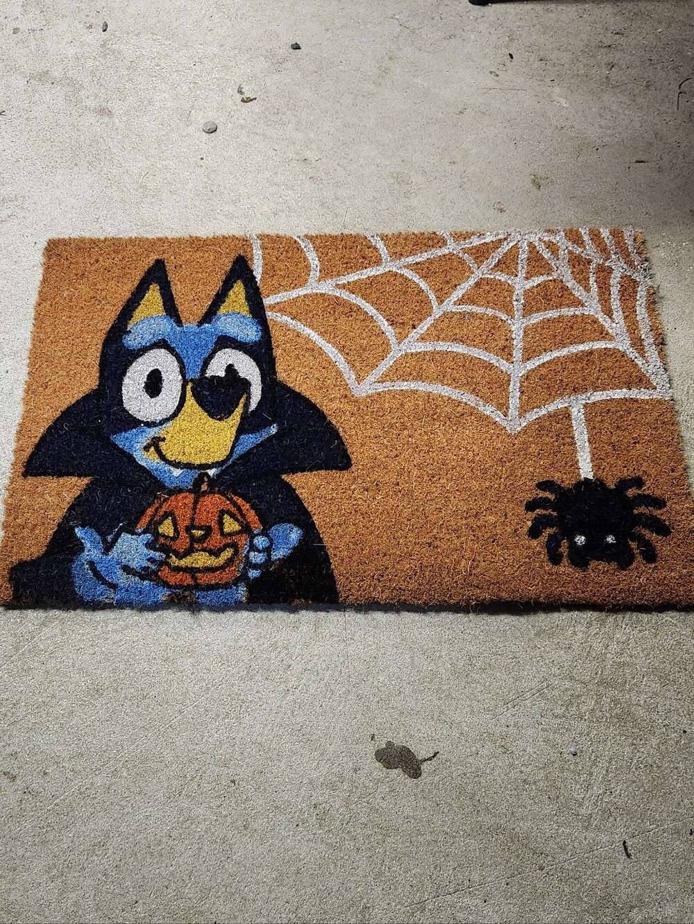 NWT Bluey Halloween Doormat